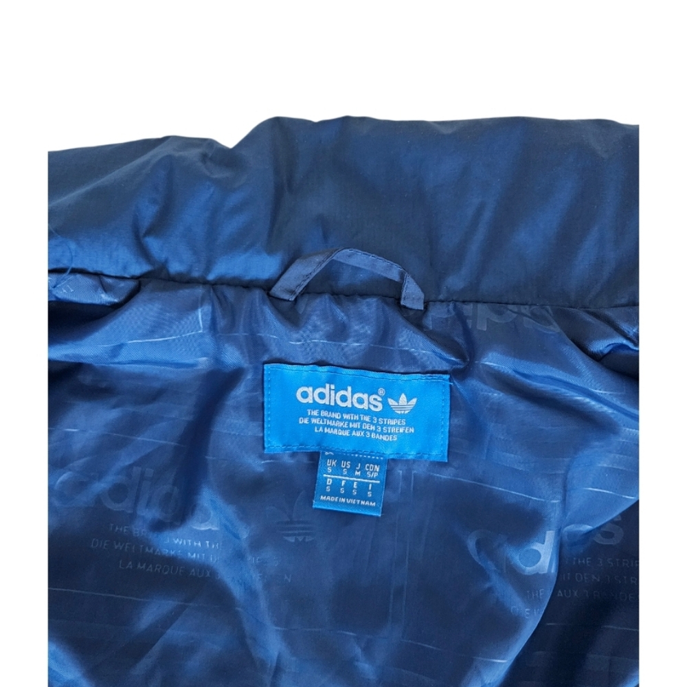 Adidas Men's Blue Puffer Vest - Picture 9 of 12